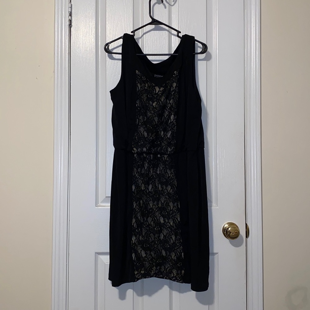 Beautiful black dress with lace